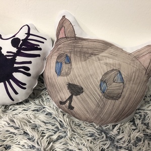 GYEREKRAJZOS szundipárna formapárna saját rajz fényképével, gyermekünk egyedi fotójával több méretben, ajándék párna - otthon & életmód - lakástextil - párna & párnahuzat - forma párna - Meska.hu