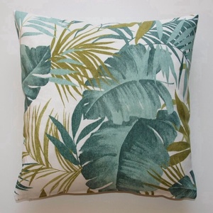 Pálmás díszpárna huzat (45x45cm), trópusi levél növényes párna, dzsungeles huzat , Otthon & Életmód, Lakástextil, Díszpárnahuzat, Párna & Párnahuzat, Varrás, Hímzés, MESKA