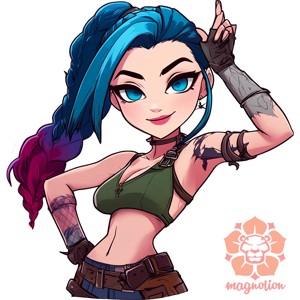 Jinx matrica v9 - ruha & divat - női ruha - póló, felső - Meska.hu