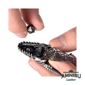 Réz sárkány fejes mini fém kockaszett - játék & sport - szerepjáték - Meska.hu