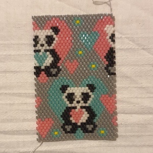 Szivecskés - Panda macis toll - otthon & életmód - papír, írószer - ceruza & toll - Meska.hu