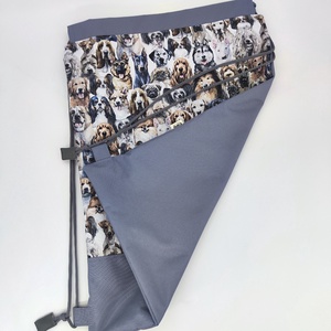 Tornazsák, sok kutyás - táska & tok - hátizsák - tornazsák, gymbag - Meska.hu