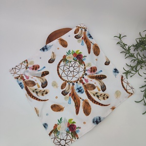 Újraszalvéta Pul-pamutvászon álomfogó 1. minta - otthon & életmód - konyhafelszerelés, tálalás - konyhai textil - szalvéta - Meska.hu