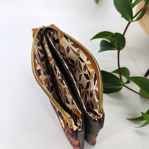 Ikerneszi - Kisebb - Cipzáros tároló - sünis minta - táska & tok - neszesszer - Meska.hu