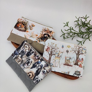 Mini cipzáros tároló - állatos motívum, Táska & Tok, Neszesszer, Varrás, MESKA