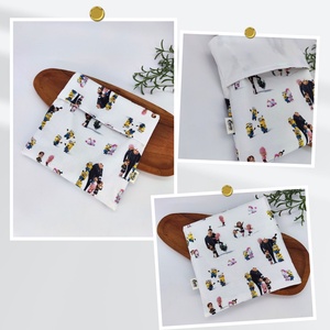 Tízórais / Uzsis zsák Kutyás minta - Dínós minta, Gru minta, Vintage minta - táska & tok - uzsonna- & ebéd tartó - szendvics csomagoló - Meska.hu