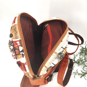 Gyerek hátizsák - Vonatos minta - játék & sport - ovis felszerelés - ovis hátizsák - Meska.hu