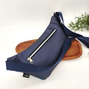 Crodssbody / Testtáska kék geometriai minta - táska & tok - kézitáska & válltáska - vállon átvethető táska - Meska.hu