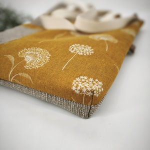 Vászontáska / Shopper táska - Pitypang mintás szatyor, dupla pánttal - táska & tok - bevásárlás & shopper táska - shopper, textiltáska, szatyor - Meska.hu