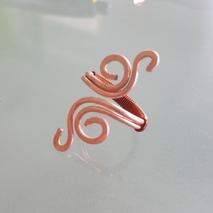 Romantikus, nőies rézdrót gyűrű -  - Meska.hu