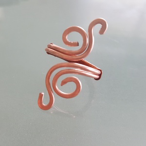 Romantikus, nőies rézdrót gyűrű -  - Meska.hu