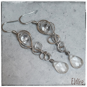 Hegyikristály fülbevaló, Orvosi fém fülbevaló, tünde fülbevaló - ékszer - fülbevaló - lógó csepp fülbevaló - Meska.hu Hegyikristály fülbevaló, Orvosi fém fülbevaló, tünde fülbevaló - ékszer - fülbevaló - lógó csepp fülbevaló - Meska.hu