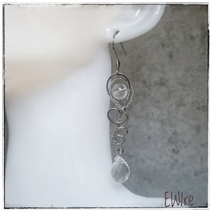 Hegyikristály fülbevaló, Orvosi fém fülbevaló, tünde fülbevaló - ékszer - fülbevaló - lógó csepp fülbevaló - Meska.hu Hegyikristály fülbevaló, Orvosi fém fülbevaló, tünde fülbevaló - ékszer - fülbevaló - lógó csepp fülbevaló - Meska.hu