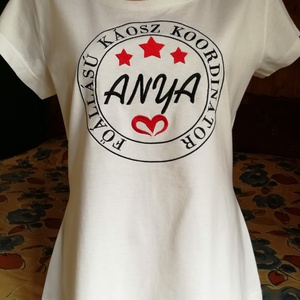 Főállású anya - női póló - ruha & divat - női ruha - póló, felső - Meska.hu