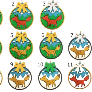 Rókás fadísz/karácsonyfadísz - karácsony - karácsonyi lakásdekoráció - karácsonyfadíszek - Meska.hu
