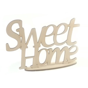 Sweet Home talpas dísz, Otthon & Lakás, Dekoráció, Asztal és polc dekoráció, Asztaldísz, Famegmunkálás, Festett tárgyak, MESKA