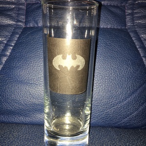Batman és Catwomen (macskanő) 2 db-os long drink üveg pohár szett kézzel gravírozott  férfi ajándék, bögre -  - Meska.hu