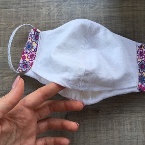 Maszk, anti-allergén szűrőbetét opcióval, szájmaszk, textilmaszk, higiéniai maszk, szűrőmaszk, szűrő -  - Meska.hu