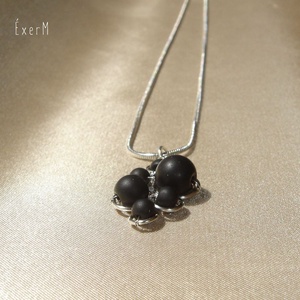 Black grapes ásvány fürt medálos nyaklánc - ékszer - nyaklánc - medálos nyaklánc - Meska.hu