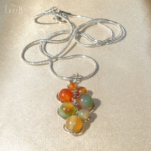 Páva achát ásvány medálos nyaklánc - ékszer - nyaklánc - medálos nyaklánc - Meska.hu Páva achát ásvány medálos nyaklánc - ékszer - nyaklánc - medálos nyaklánc - Meska.hu