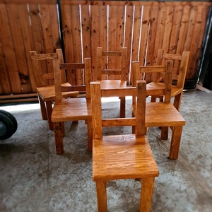 Rusztikus szék étkezőasztalhoz, tömörfa fenyő design szék - otthon & életmód - bútor - szék & fotel - Meska.hu
