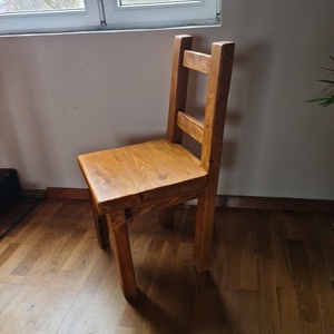 Rusztikus szék étkezőasztalhoz, tömörfa fenyő design szék - otthon & életmód - bútor - szék & fotel - Meska.hu