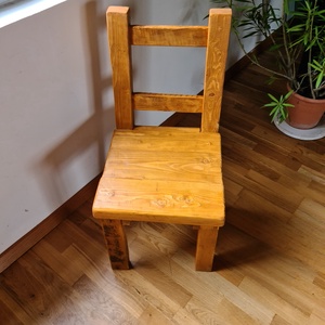 Rusztikus szék étkezőasztalhoz, tömörfa fenyő design szék - otthon & életmód - bútor - szék & fotel - Meska.hu