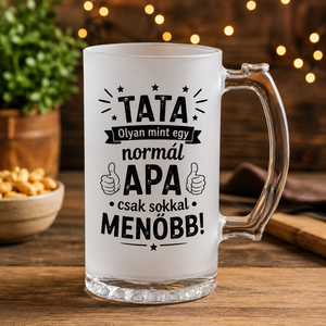 üveg Opálos Sörös Korsó - otthon & életmód - konyhafelszerelés, tálalás - tálalás - sörös pohár és korsó - Meska.hu