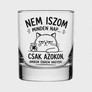 Egyedi Feliratos whiskey pohár , Otthon & Életmód, Konyhafelszerelés, tálalás, Tálalás, Pohár, , MESKA