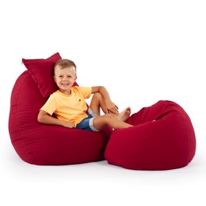 Bordó ALL IN Tini Babzsákfotel Garnitúra, , , MESKA