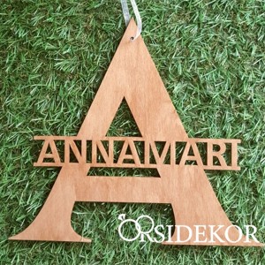 Keresztneves fa monogram, Esküvő, Dekoráció, Helyszíni dekor, , MESKA
