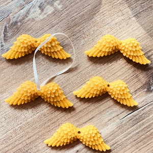 Méhviasz karácsonyi dísz Angyalszárny (5db) - Meska.hu