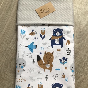 Erdei mintás babatakaró -vékony - otthon & életmód - babaszoba, gyerekszoba - babatakaró, gyerek pléd - Meska.hu Erdei mintás babatakaró -vékony - otthon & életmód - babaszoba, gyerekszoba - babatakaró, gyerek pléd - Meska.hu