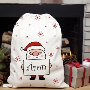 Mikulás zsák névre szóló - karácsony - mikulás - mikulás zsák - Meska.hu Mikulás zsák névre szóló - karácsony - mikulás - mikulás zsák - Meska.hu