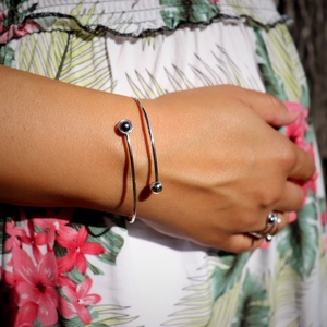 Szürke igazgyöngy és gömb, női ezüst karkötő, állítható (EIK.02) - ékszer - karkötő - gyöngyös karkötő - Meska.hu Szürke igazgyöngy és gömb, női ezüst karkötő, állítható (EIK.02) - ékszer - karkötő - gyöngyös karkötő - Meska.hu