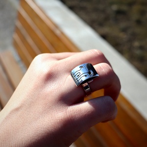 Antikolt, pipacsos, női ezüst gyűrű, 57-es méret, állítható (EPK.05) - ékszer - gyűrű - figurális gyűrű - Meska.hu Antikolt, pipacsos, női ezüst gyűrű, 57-es méret, állítható (EPK.05) - ékszer - gyűrű - figurális gyűrű - Meska.hu