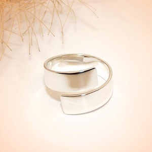 Csavart, fényes, női ezüst gyűrű, állítható (VCSA.05), Ékszer, Gyűrű, Statement gyűrű, Ékszerkészítés, Ötvös, MESKA