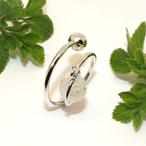 Hegyikristály, női ezüst gyűrű, állítható (EGY.219), Ékszer, Gyűrű, Statement gyűrű, Ékszerkészítés, Ötvös, MESKA