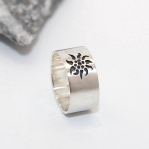 Havasi gyopár, női ezüst gyűrű (VSZÉ.42) - Meska.hu