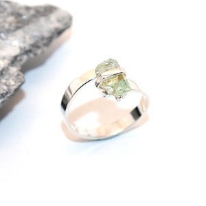 Berill, női ezüst gyűrű, 56-os méret, állítható (EGY.194) - ékszer - gyűrű - statement gyűrű - Meska.hu