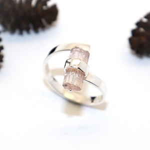 Turmalin, női ezüst gyűrű, 59-es méret, állítható (EGY.223), Ékszer, Gyűrű, Statement gyűrű, Ékszerkészítés, Ötvös, MESKA