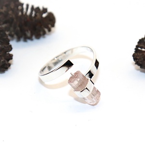 Turmalin, női ezüst gyűrű, 59-es méret, állítható (EGY.223) - ékszer - gyűrű - statement gyűrű - Meska.hu