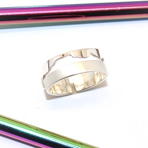 Badacsony, női vagy férfi ezüst gyűrű, 60-as méret, állítható (EGY.277) - Meska.hu