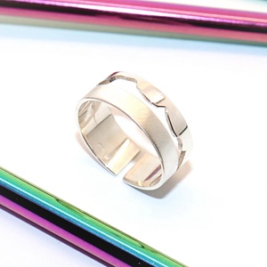 Badacsony, női vagy férfi ezüst gyűrű, 60-as méret, állítható (EGY.277) - ékszer - gyűrű - kerek gyűrű - Meska.hu