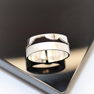 Badacsony, női vagy férfi ezüst gyűrű, 60-as méret, állítható (EGY.277) - ékszer - gyűrű - kerek gyűrű - Meska.hu