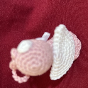 Amigurumi angyalka - karácsony - karácsonyi lakásdekoráció - karácsonyi manók, figurák - Meska.hu