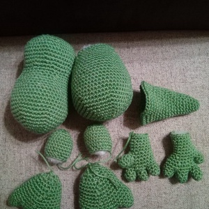 Amigurumi Süsü a sárkány - játék & sport - plüssállat & játékfigura - más figura - Meska.hu