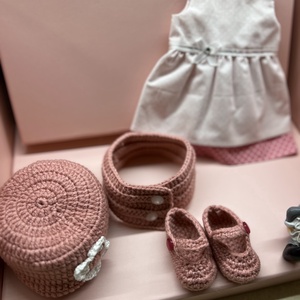 Waldorf baba rózsaszín ruha szett , Játék & Sport, Baba & babaház, Babaruha, babakellék, Varrás, MESKA