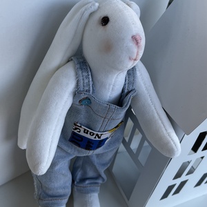 Nyuszi fiú - játék & sport - plüssállat & játékfigura - nyuszi - Meska.hu