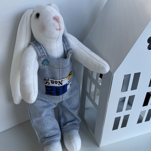 Nyuszi fiú - játék & sport - plüssállat & játékfigura - nyuszi - Meska.hu